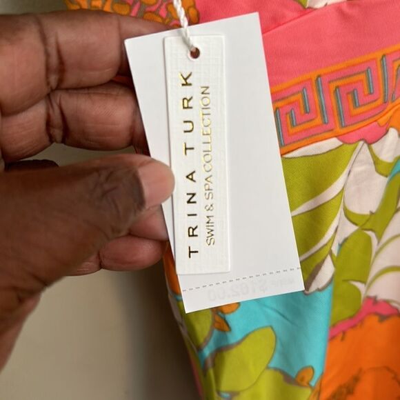 Trina Turk Playa De Flor One-piece Swimsuit 14 - Picture 9 of 10